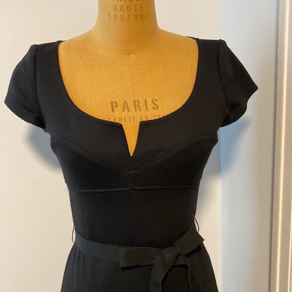 Lida Baday Classic Black Dress Size 4 - Picture 3 of 8